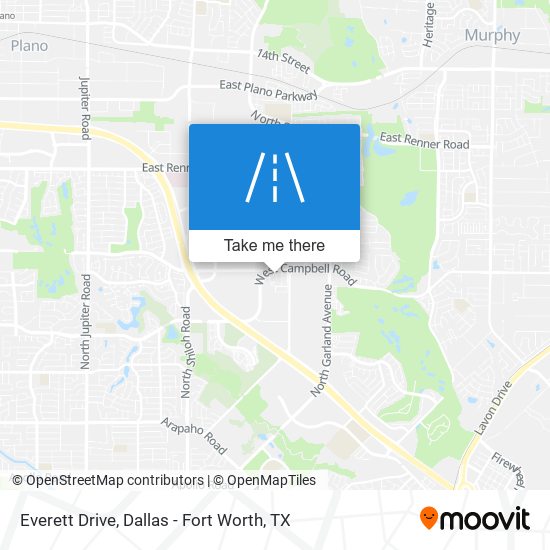 Everett Drive map