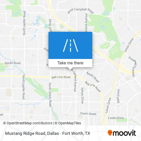 Mapa de Mustang Ridge Road