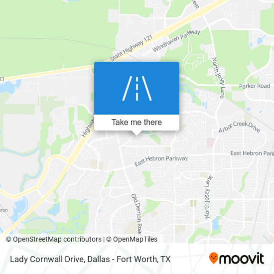 Lady Cornwall Drive map