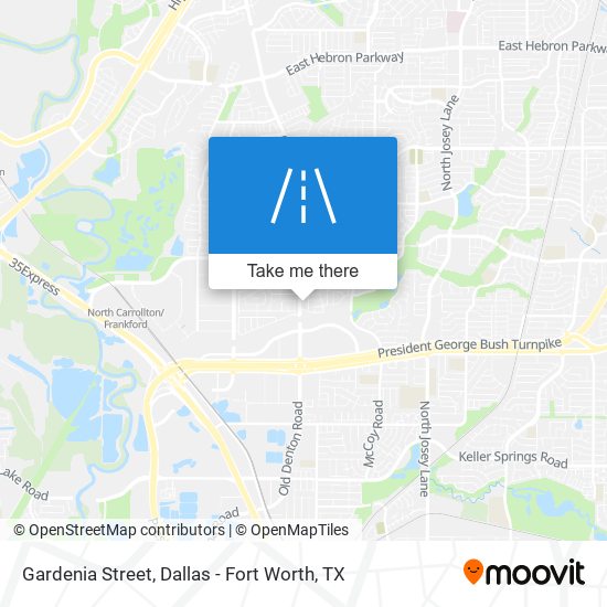 Gardenia Street map