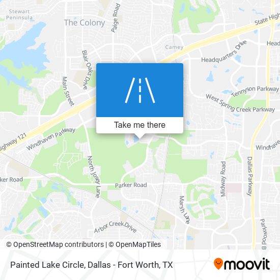 Mapa de Painted Lake Circle