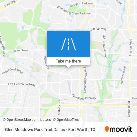 Glen Meadows Park Trail map