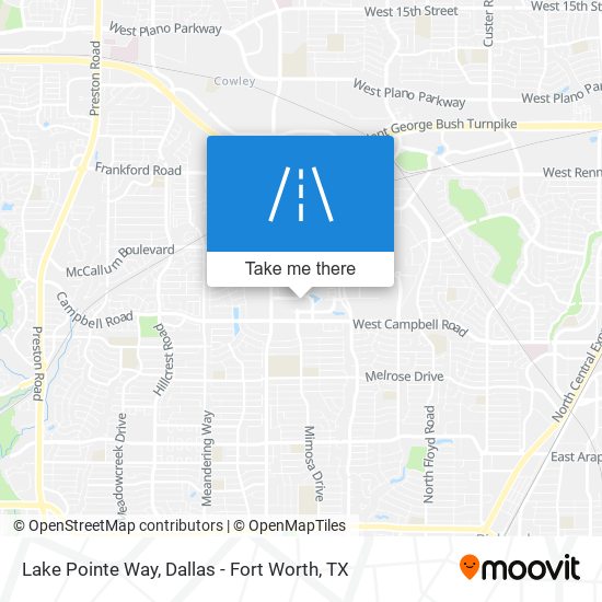 Lake Pointe Way map