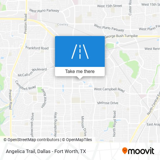 Mapa de Angelica Trail