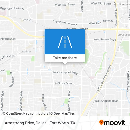 Armstrong Drive map