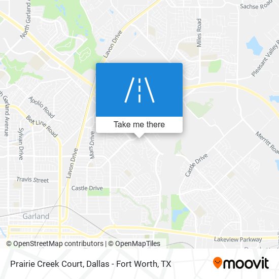 Prairie Creek Court map