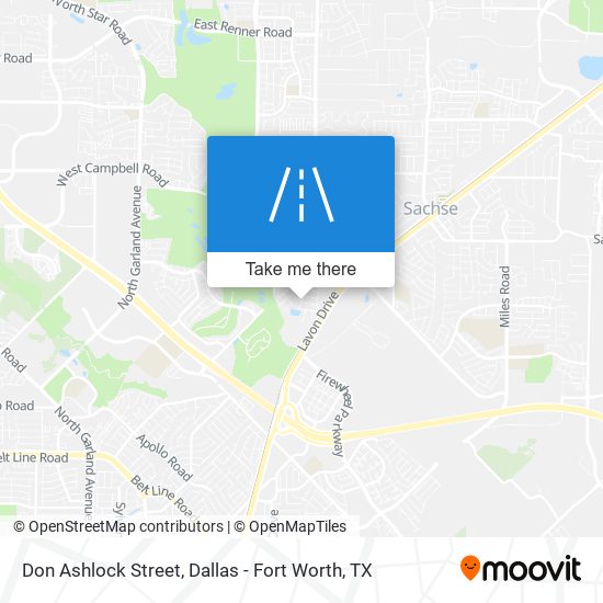Don Ashlock Street map