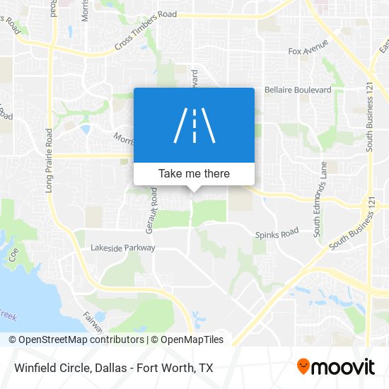 Winfield Circle map
