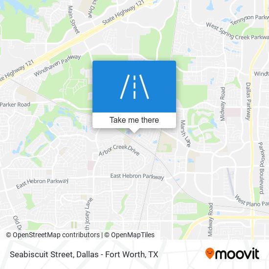 Seabiscuit Street map