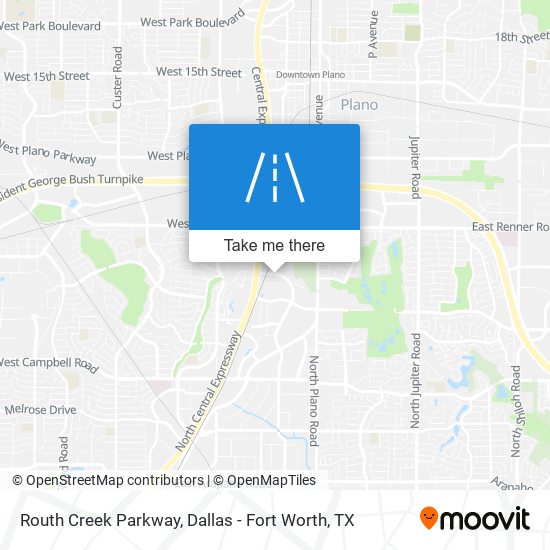 Mapa de Routh Creek Parkway