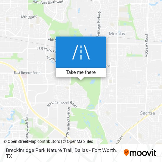 Mapa de Breckinridge Park Nature Trail
