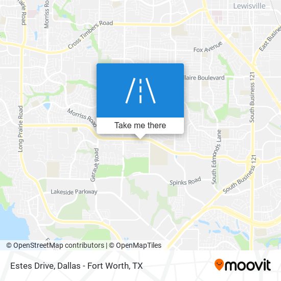 Mapa de Estes Drive