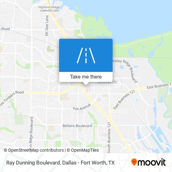 Ray Dunning Boulevard map