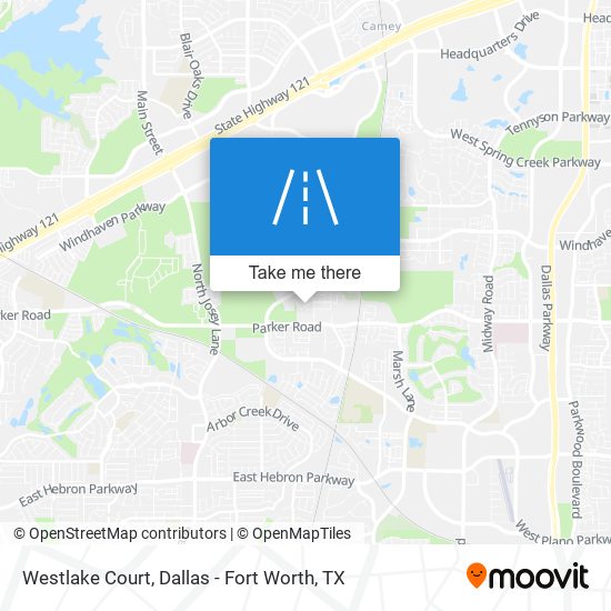 Westlake Court map