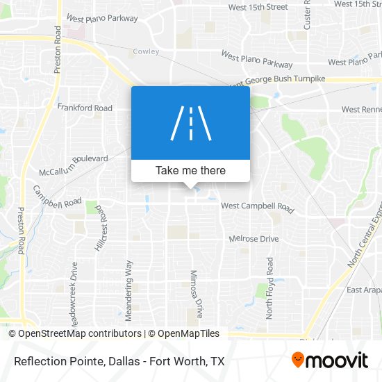 Reflection Pointe map