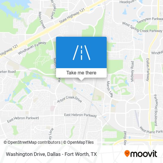Washington Drive map