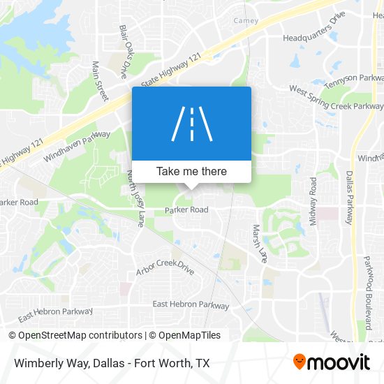 Wimberly Way map