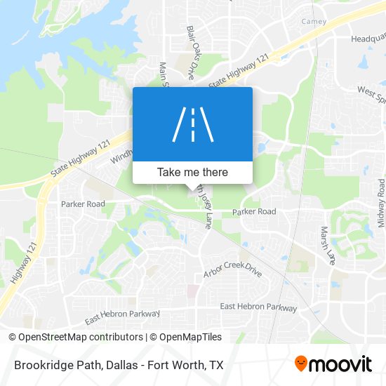 Mapa de Brookridge Path