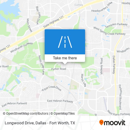 Mapa de Longwood Drive