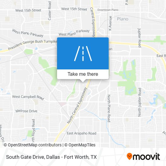 South Gate Drive map
