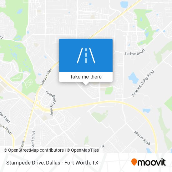 Stampede Drive map
