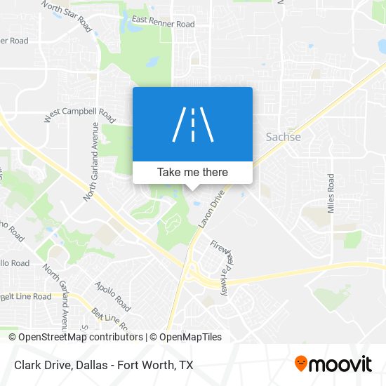 Clark Drive map