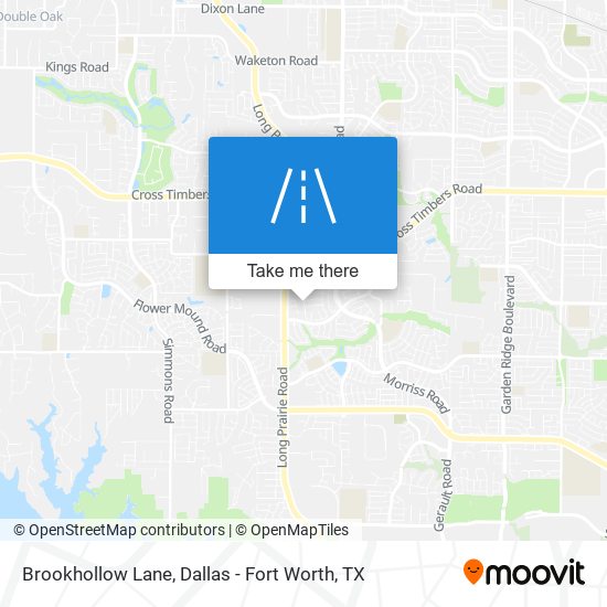 Brookhollow Lane map