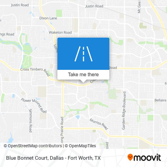 Mapa de Blue Bonnet Court