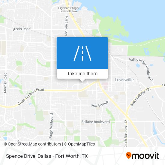 Spence Drive map