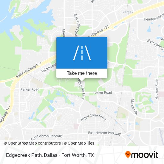 Edgecreek Path map