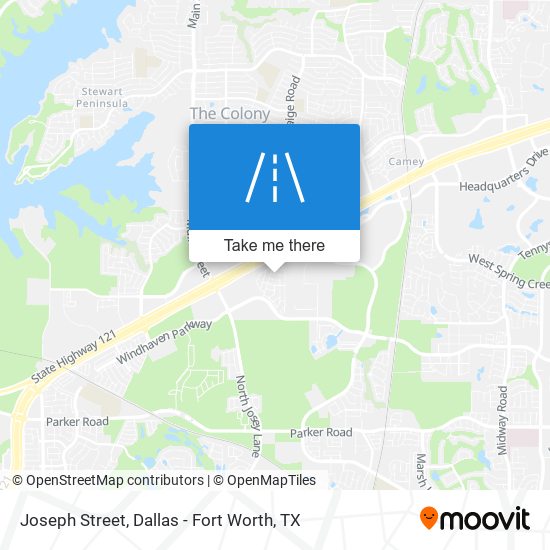 Joseph Street map