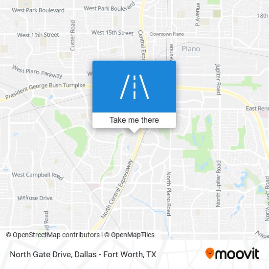 Mapa de North Gate Drive