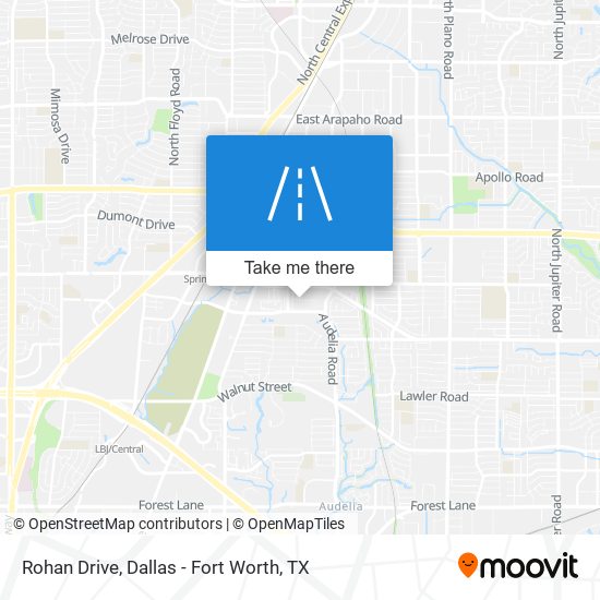 Rohan Drive map