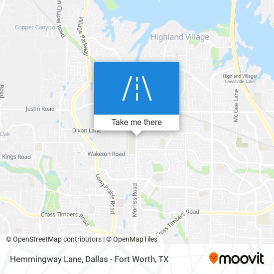 Hemmingway Lane map