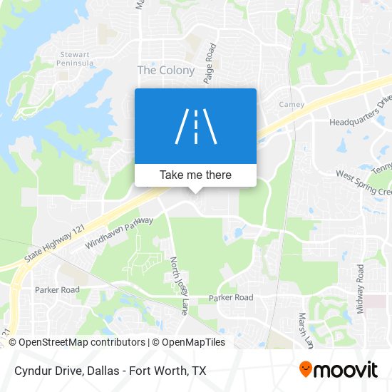 Mapa de Cyndur Drive
