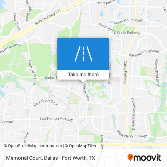 Memorial Court map