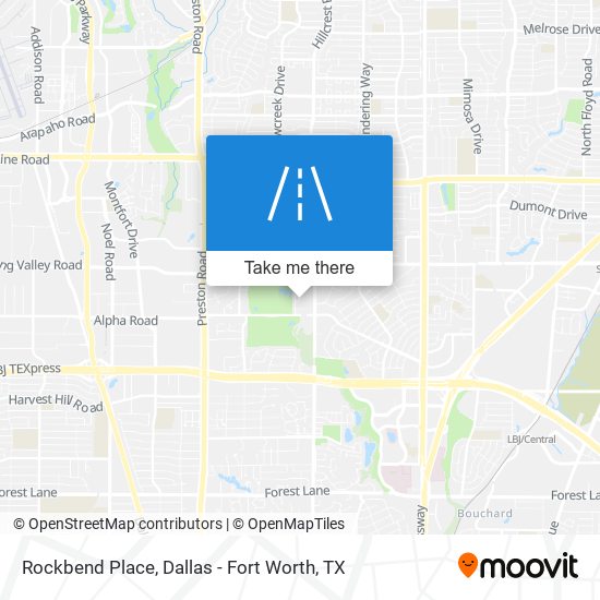 Rockbend Place map