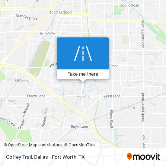 Coffey Trail map