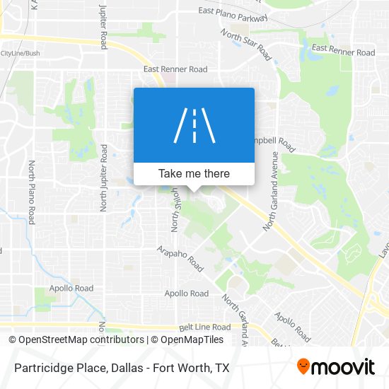 Mapa de Partricidge Place