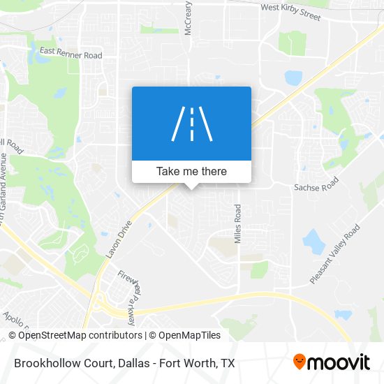 Mapa de Brookhollow Court