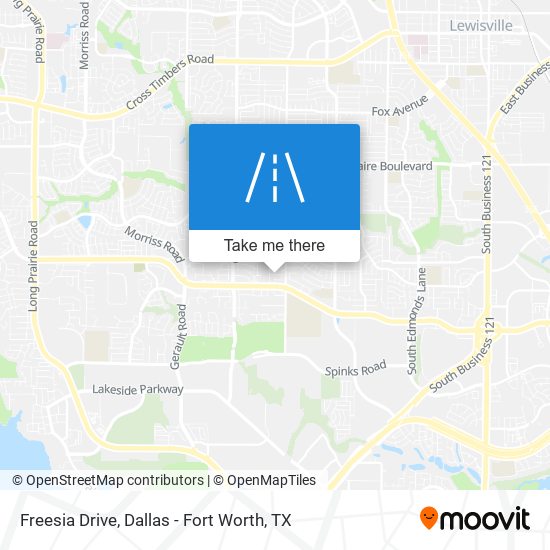 Freesia Drive map