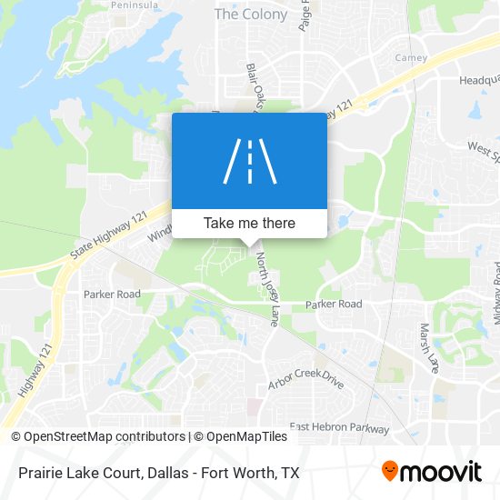Mapa de Prairie Lake Court