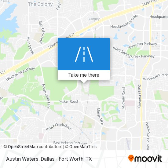 Austin Waters map