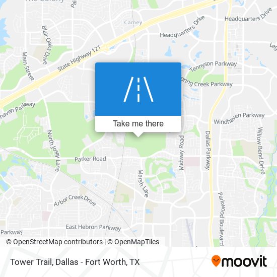 Tower Trail map