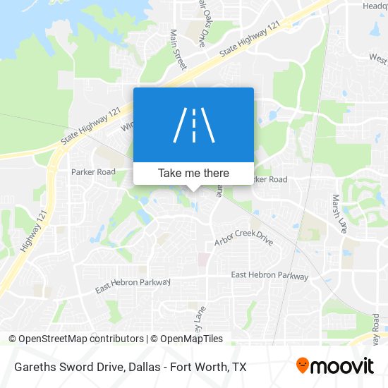 Gareths Sword Drive map