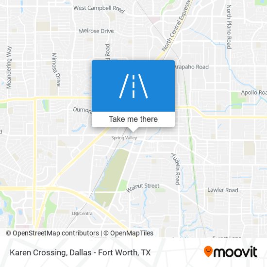Karen Crossing map