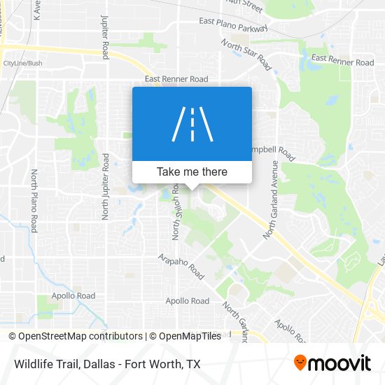 Wildlife Trail map