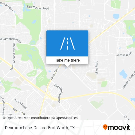 Dearborn Lane map