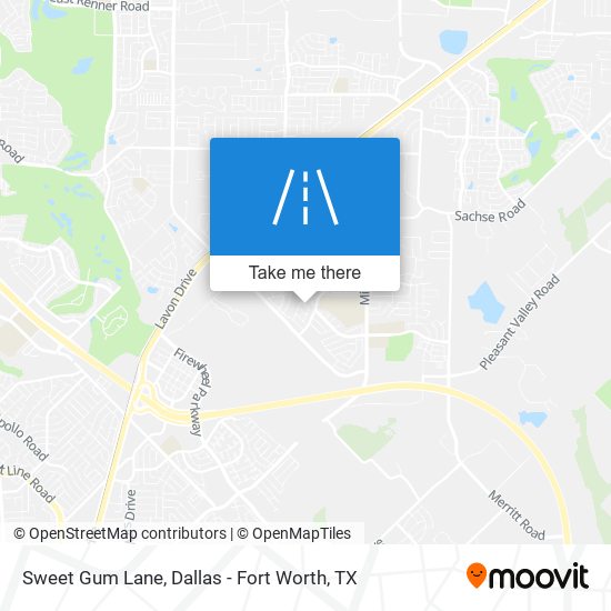 Sweet Gum Lane map