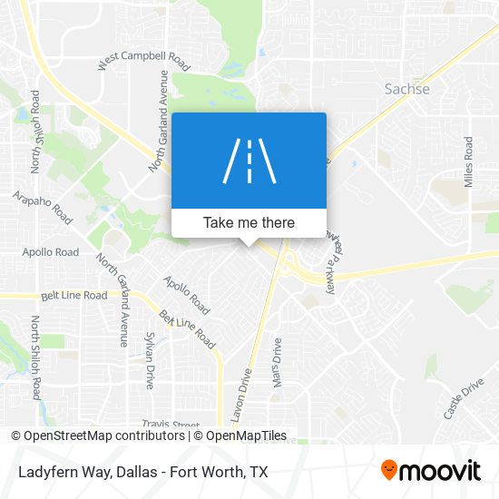 Ladyfern Way map